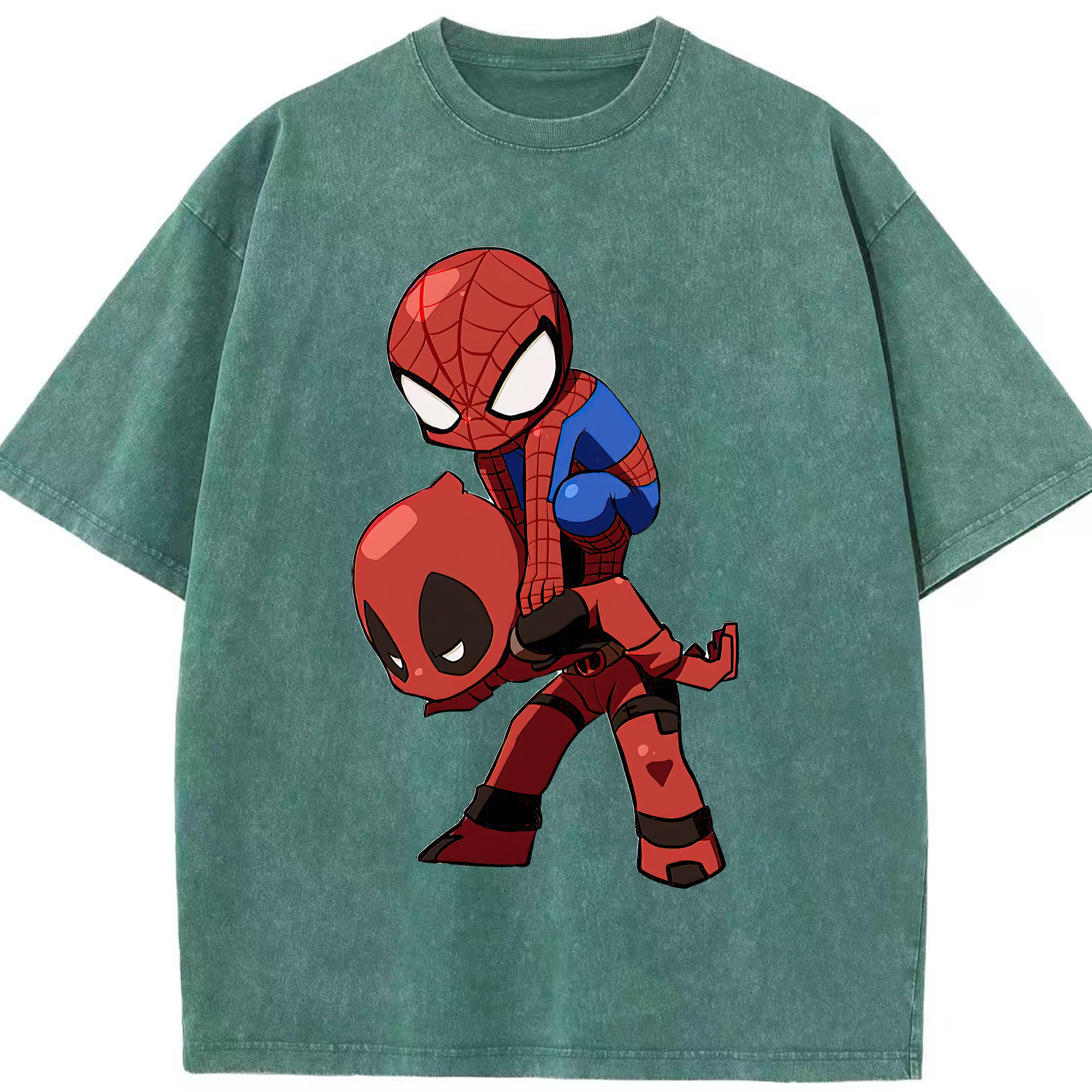 （画像用） Deadpool デッドプール 綿100% ヴィンテージ風 半袖Tシャツ（フロントプリント）